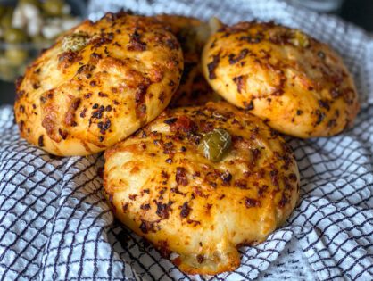 tapenade broodjes met mozzarella