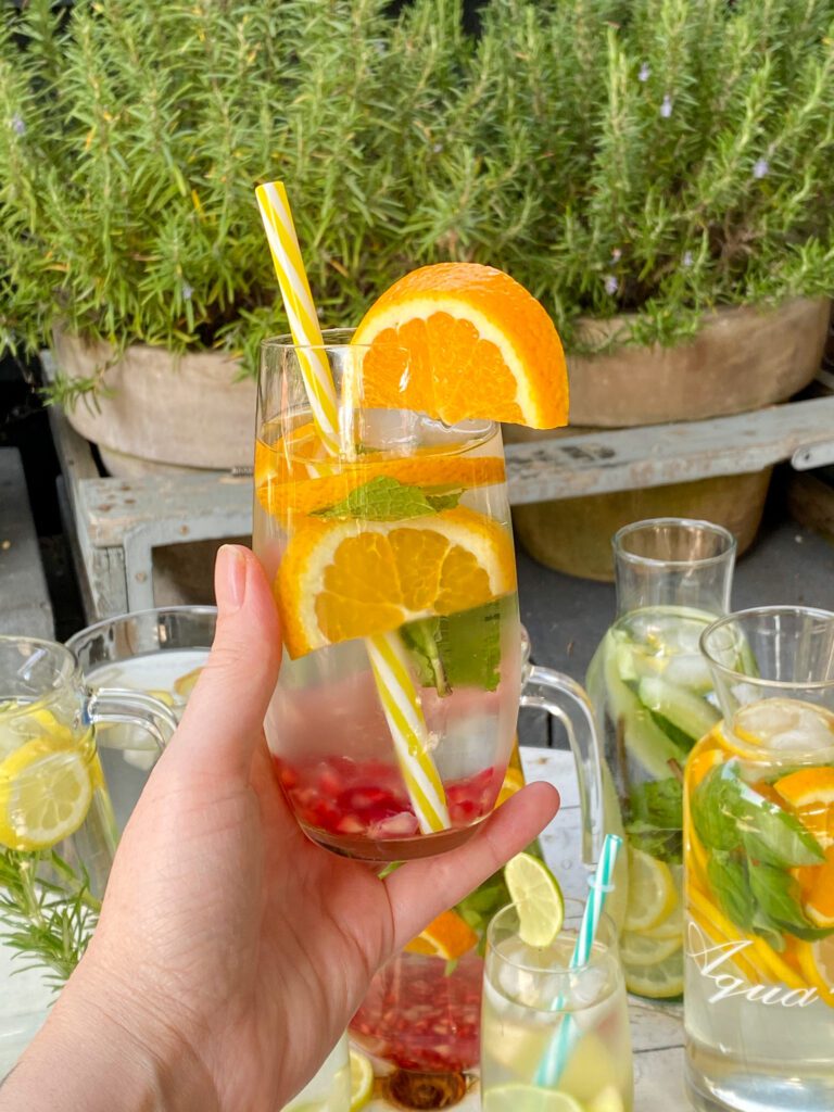 water met fruit maken 