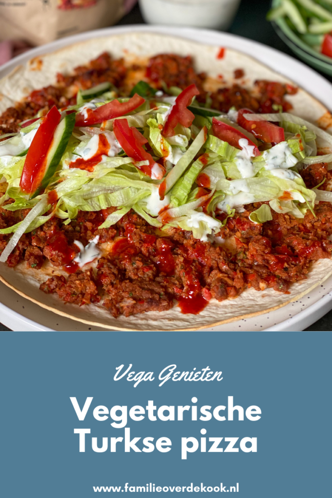 vegetarische Turkse pizza