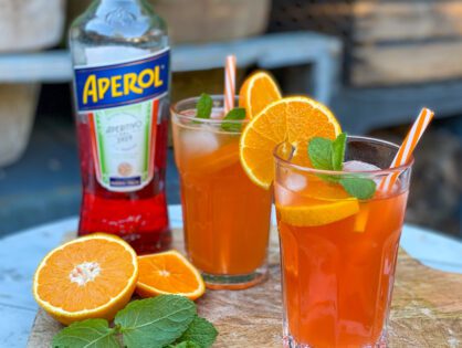 Aperol cocktail met bitter lemon
