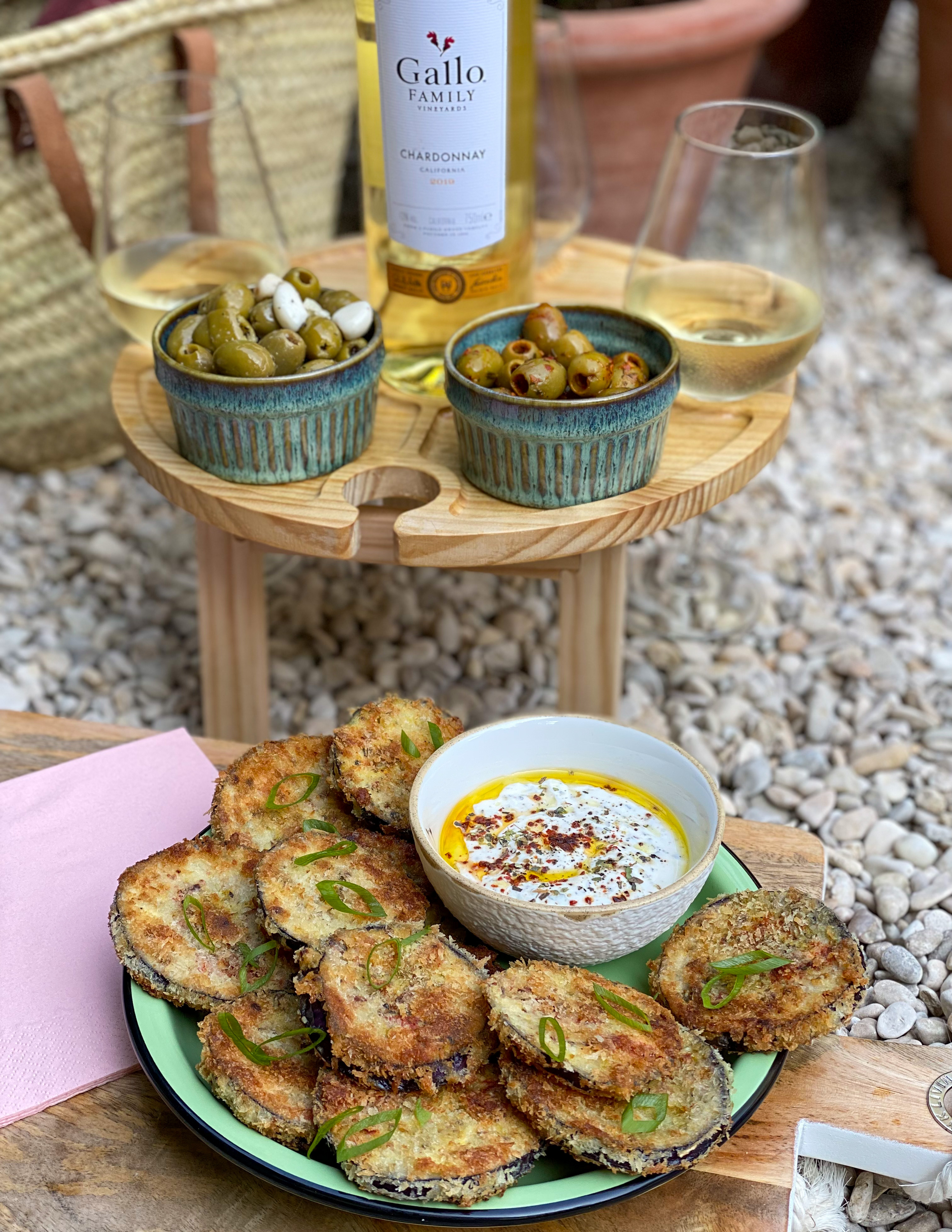 krokante aubergine snacks