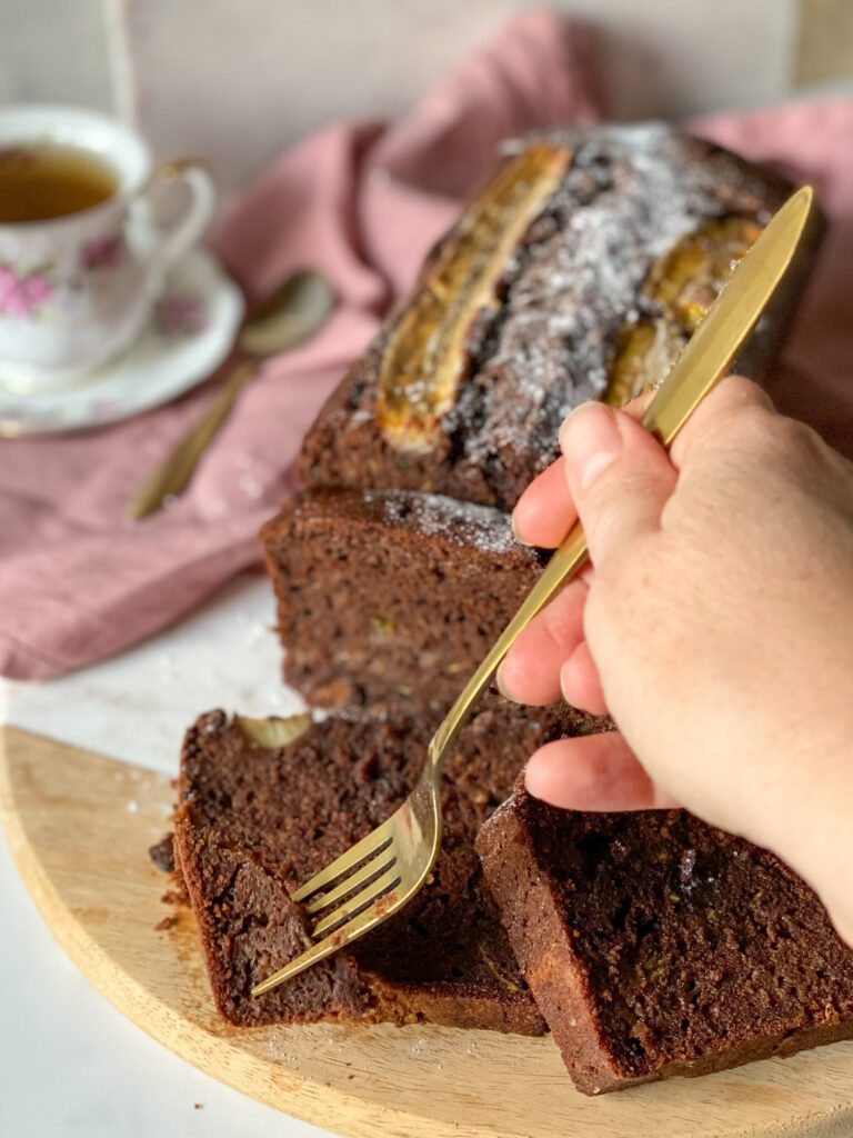 bananenbrood met chocolade en courgette 