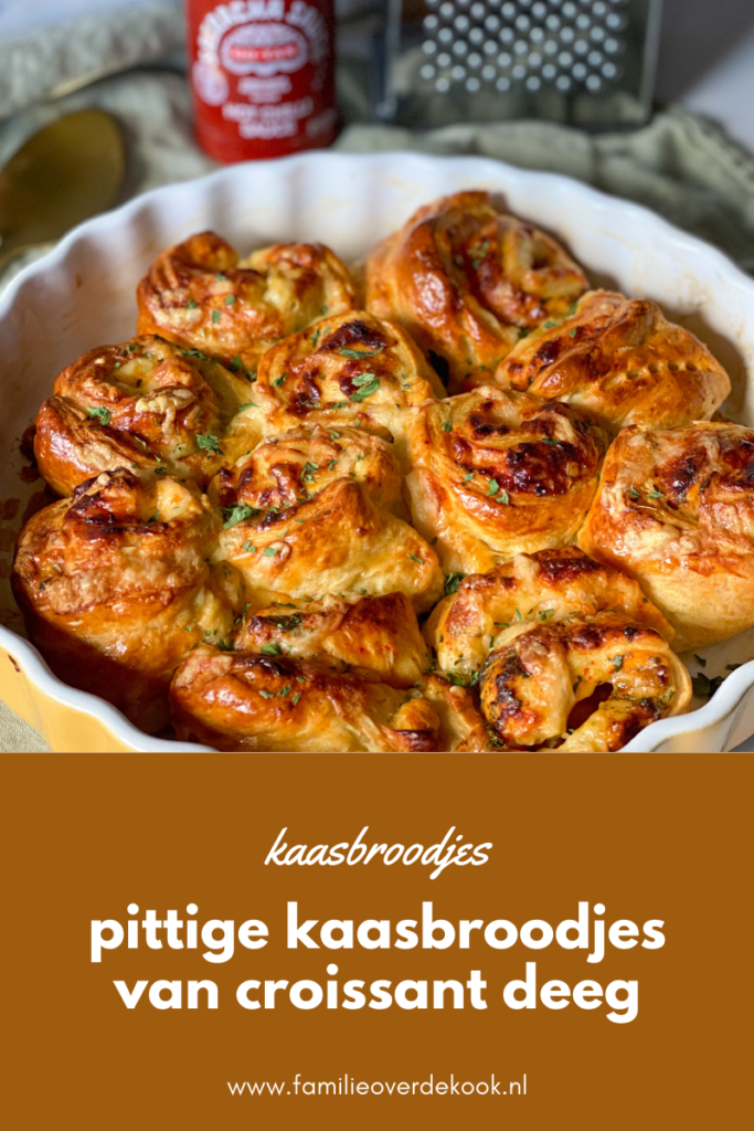 pittige kaasbroodjes croissant deeg