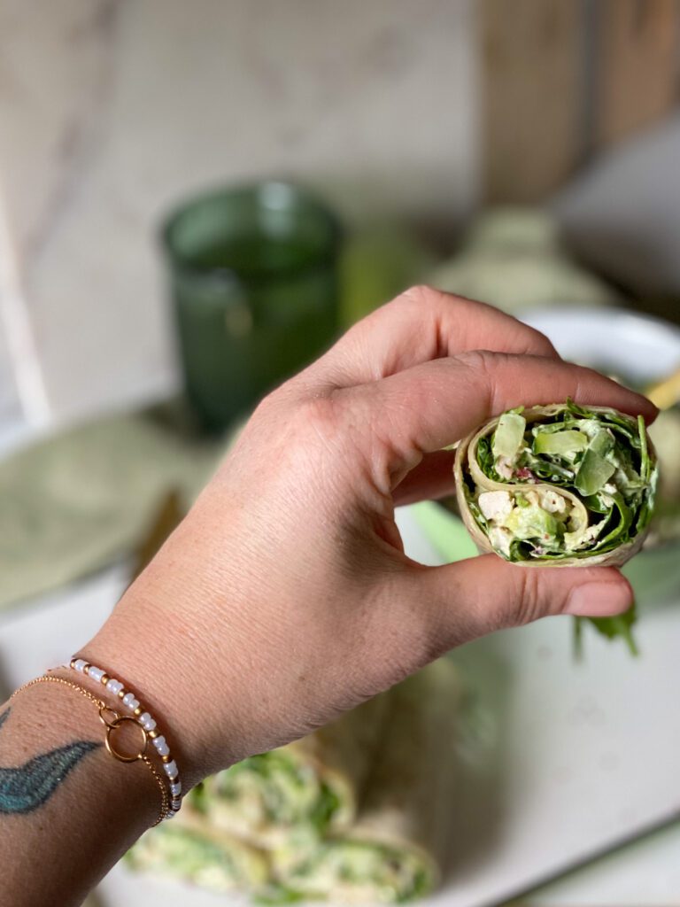 wraps met romige kipsalade