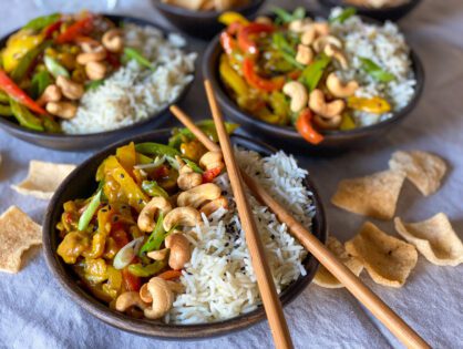 snelle roerbak met paprika