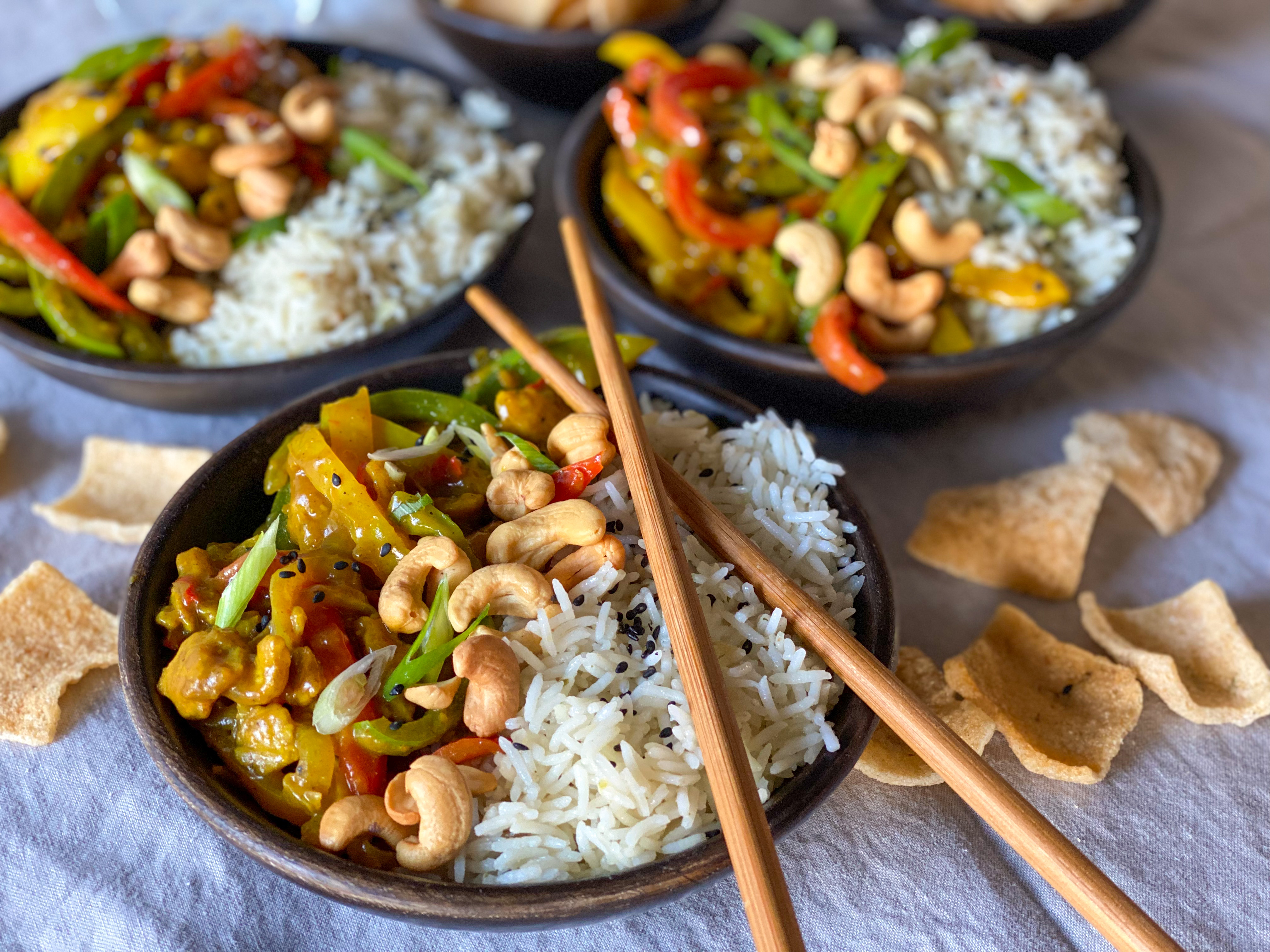 snelle roerbak met paprika