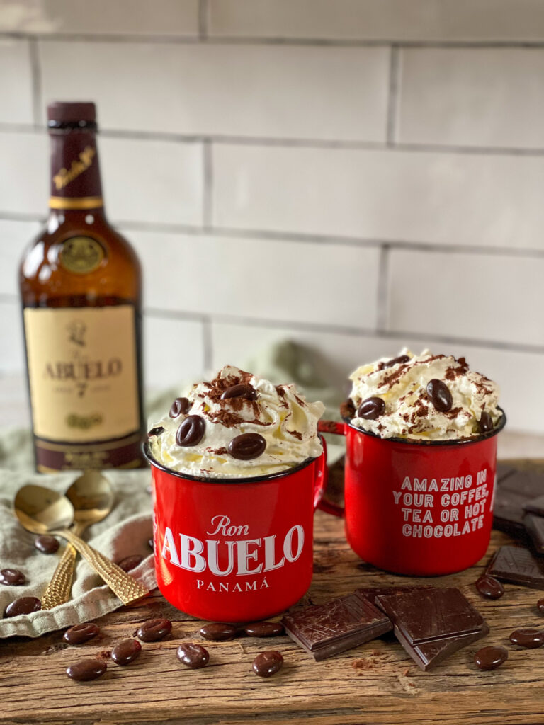 warme chocolademelk met rum 