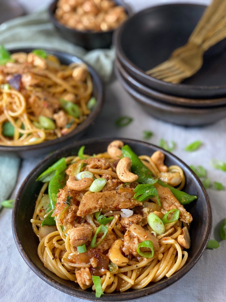 noedels met pittige oestersaus 