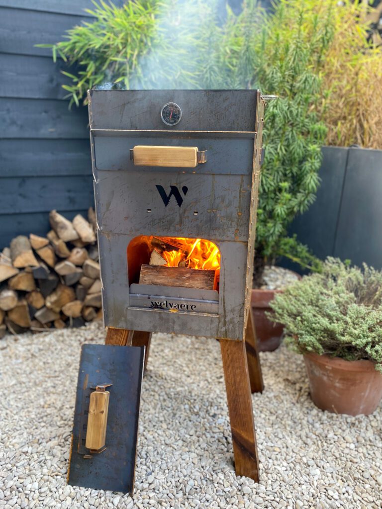 Utenoven pizza oven hout gestookt