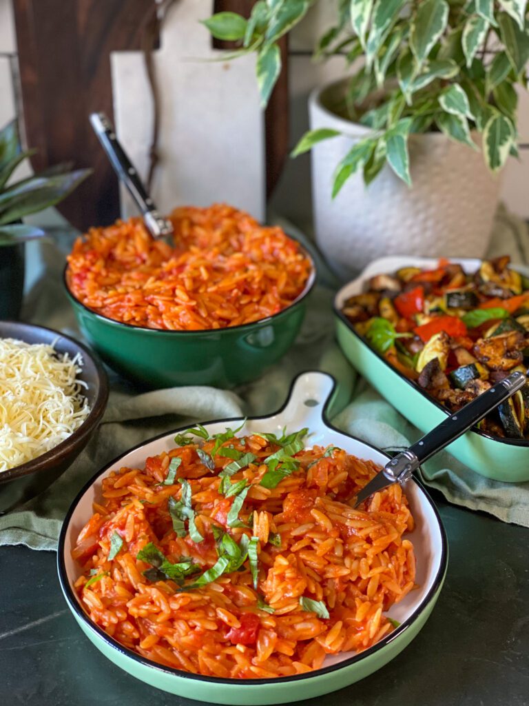 orzo in tomatensaus