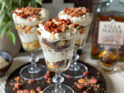 kerst desserts: trifle met amaretto