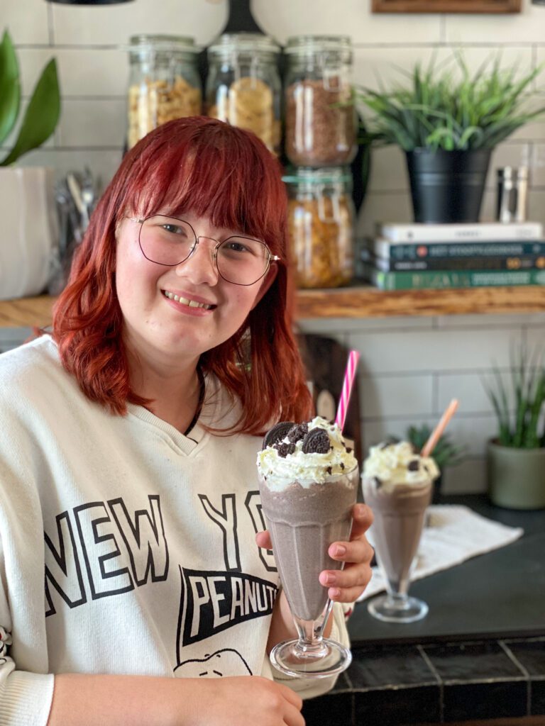 oreo milkshake met kaneel