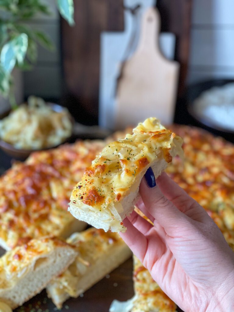 zelf kaas uienbrood maken 