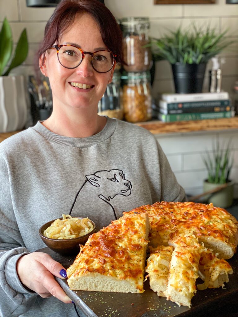 zelf kaas uienbrood maken 