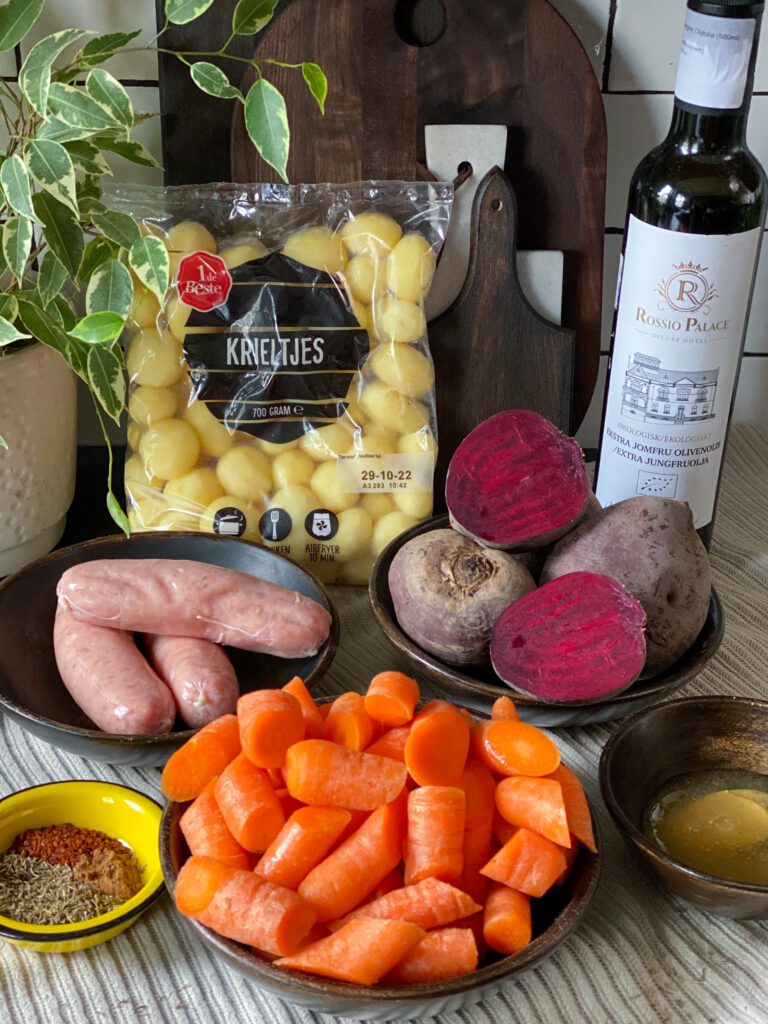 Bietjes en wortel uit de oven