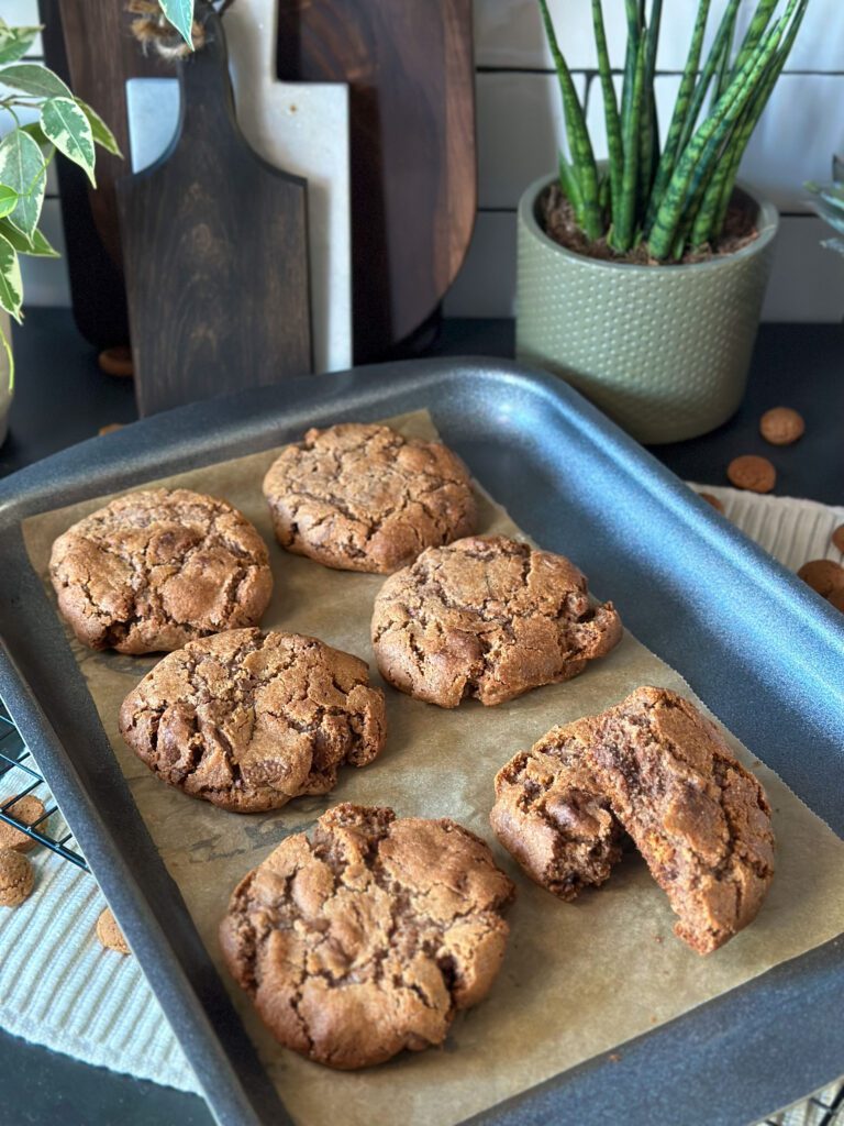 Chocolade koeken met kruidnoten