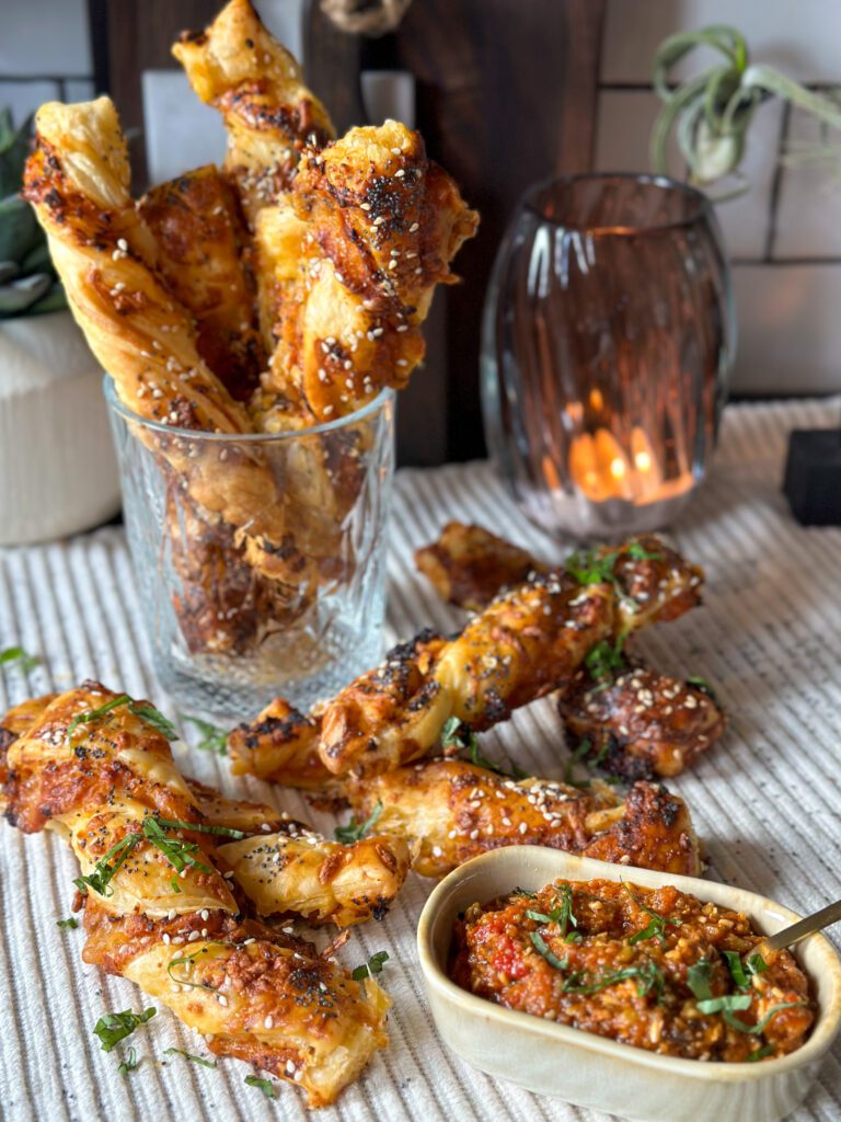 kaas twisters met tapenade 