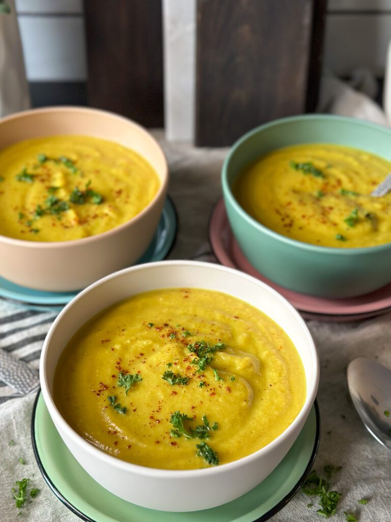 bloemkoolsoep met kerrie 