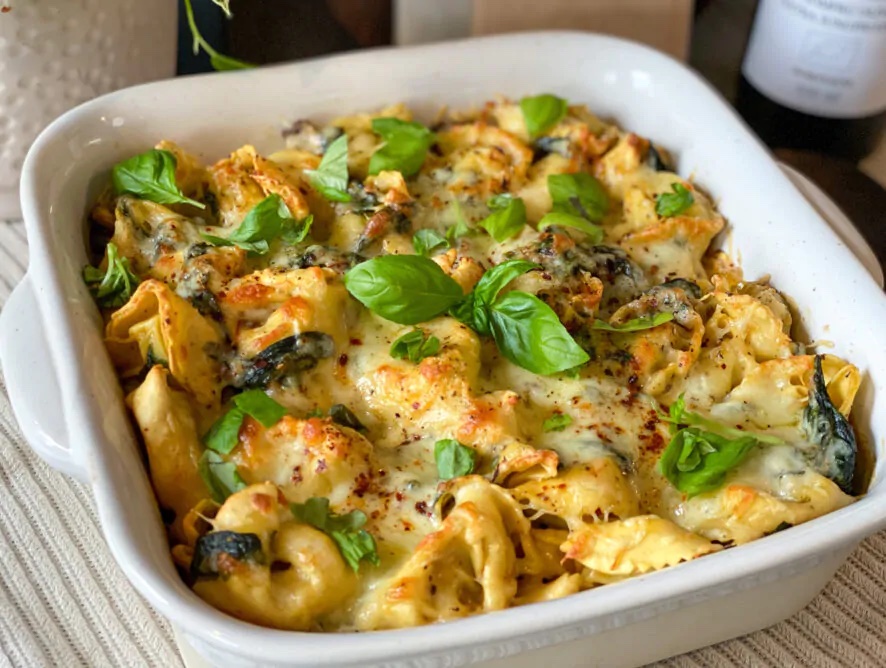 romige tortellini ovenschotel