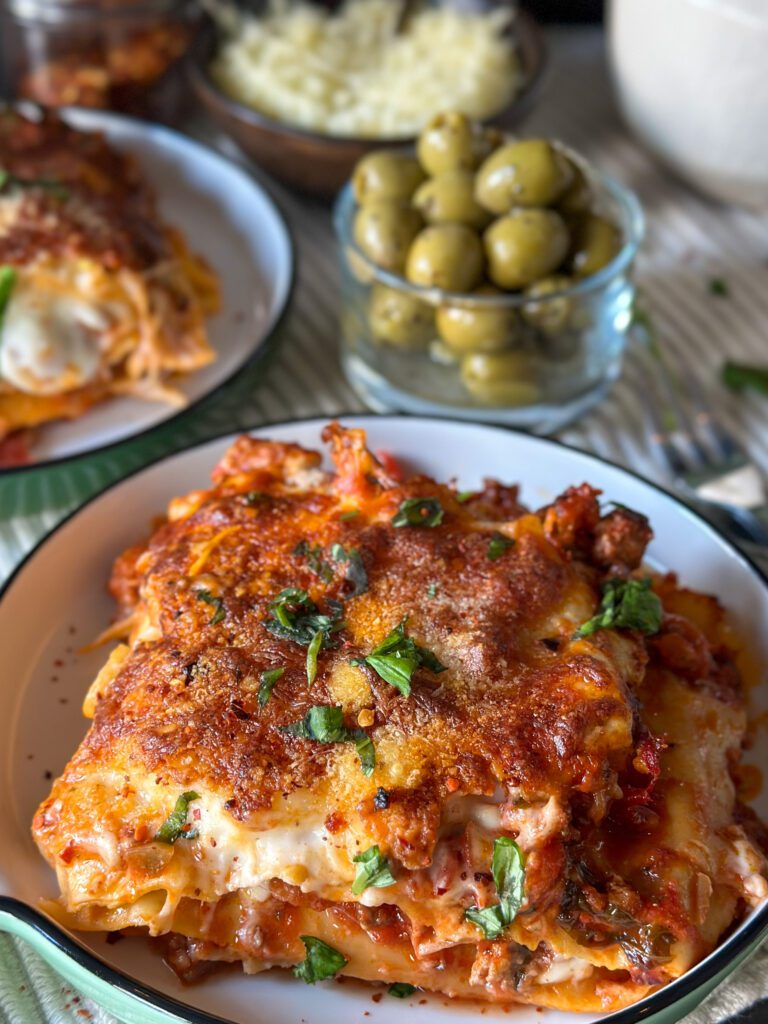 lasagne met gehakt en bechamelsaus 