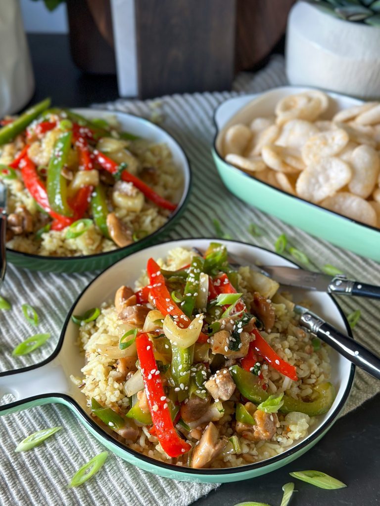 gezonde roerbak met paprika en paksoi