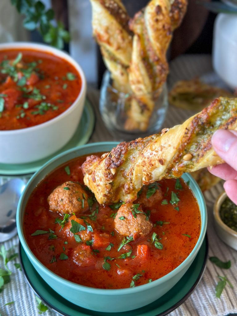 tomatensoep met balletjes