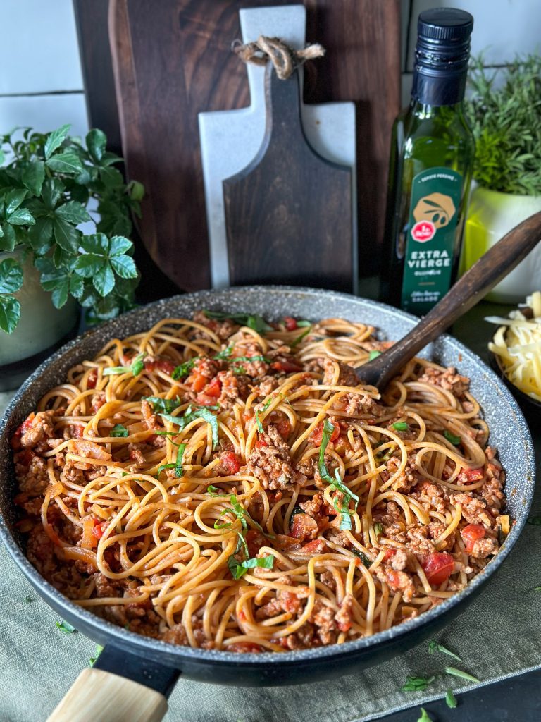 spaghetti in tomatensaus 