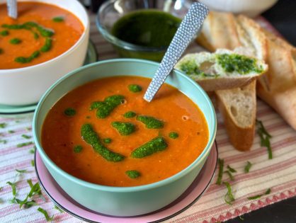 simpele kruidige tomatensoep