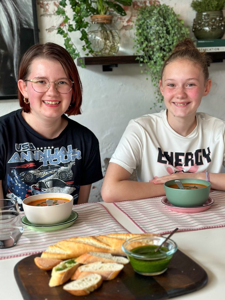 Simpele kruidige tomatensoep