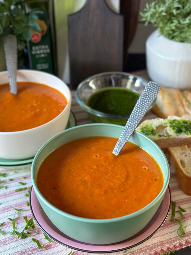 simpele kruidige tomatensoep