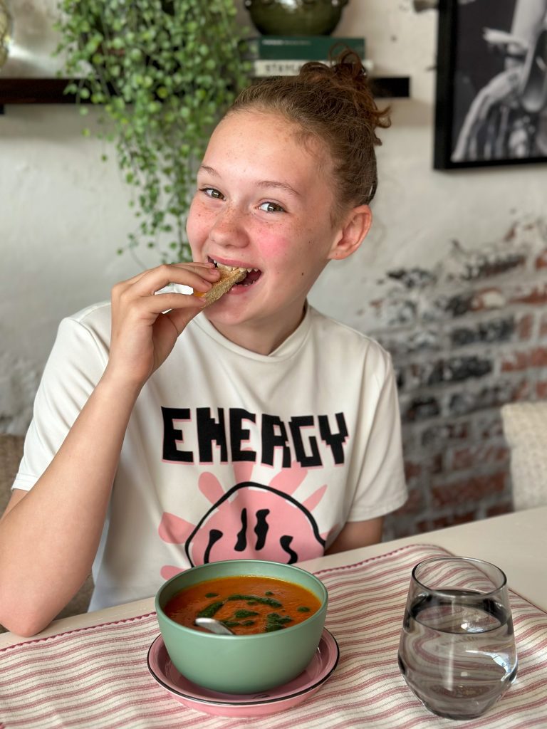 Simpele kruidige tomatensoep