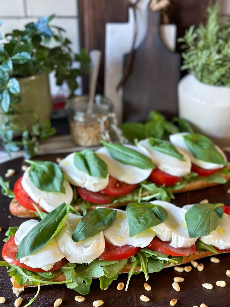 caprese stokbrood