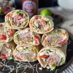 wraps met ham en sla