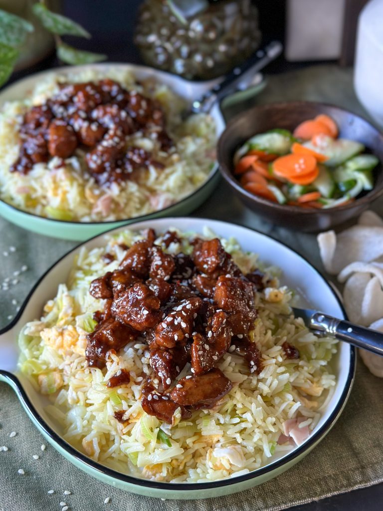 kip ketjap met rijst