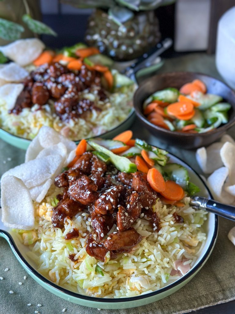 kip ketjap met rijst 