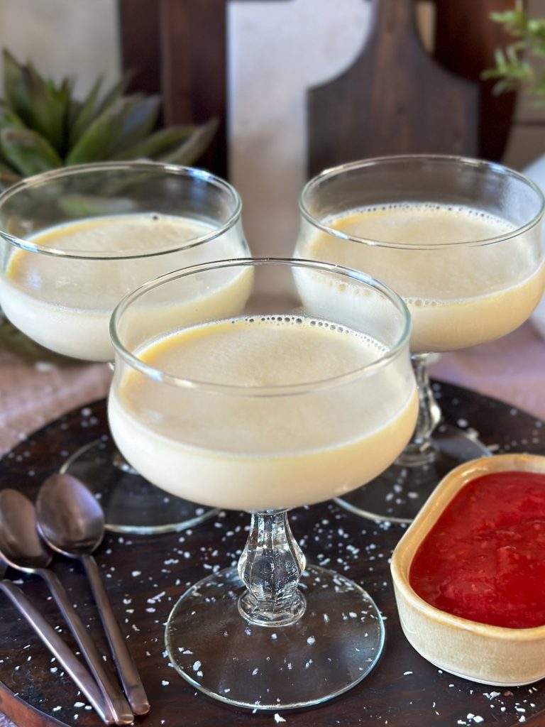 panna cotta zonder lactose 