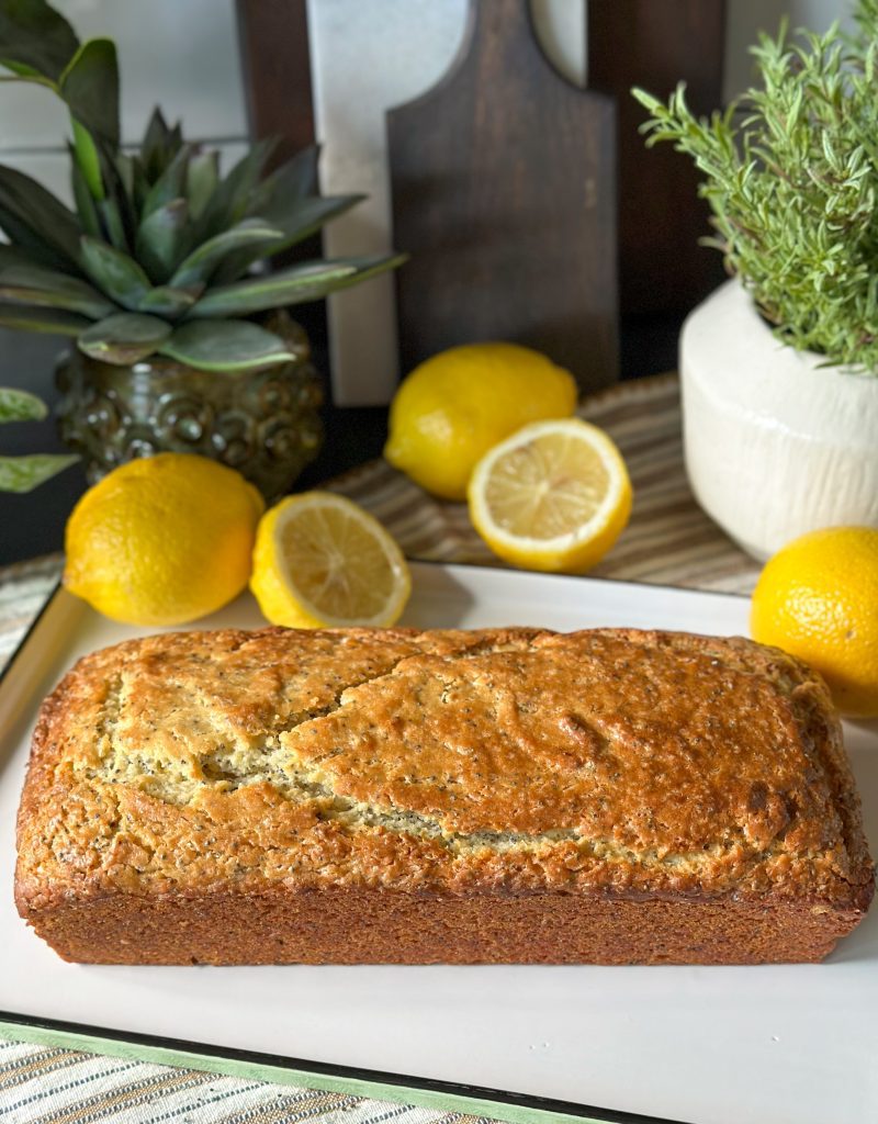 Citroen maanzaad cake ( vegan)