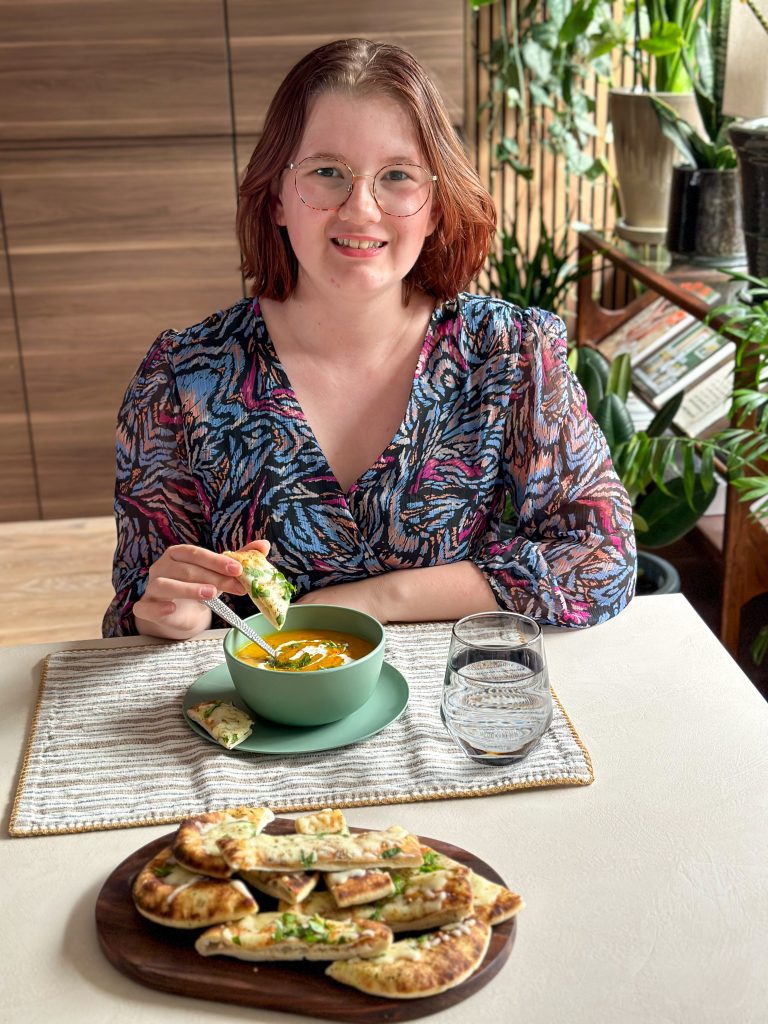 Romige pompoensoep met wortel