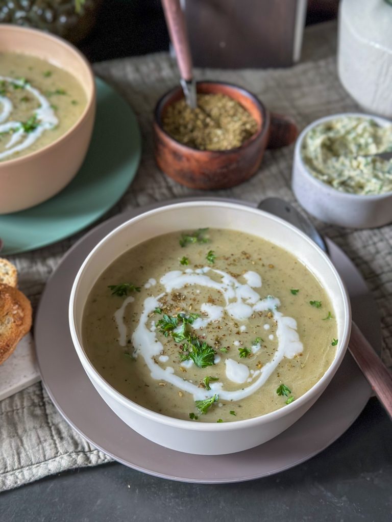 romige pastinaak soep 