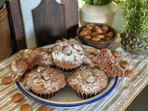 vegan muffins met kruidnoten