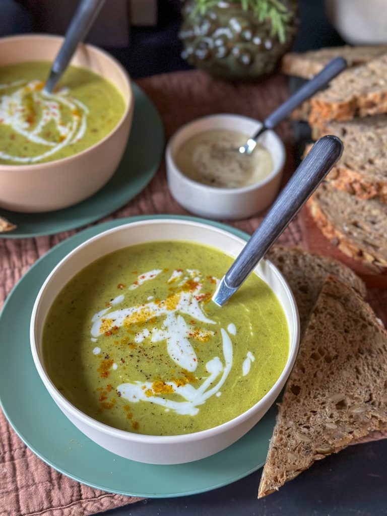 courgettesoep met prei