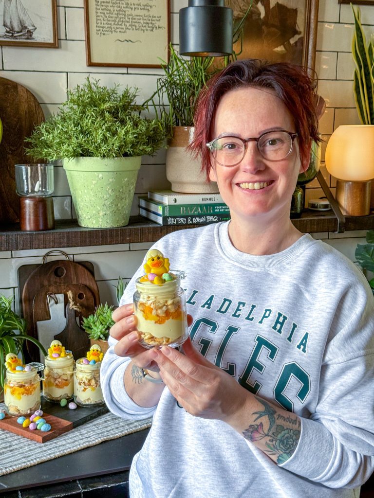 Paastoetje met advocaat en mandarijntjes