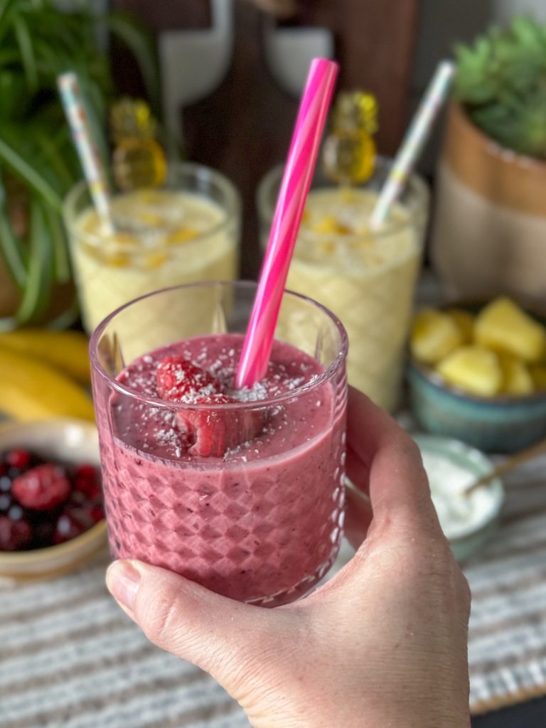5 shakes en smoothies met rood fruit