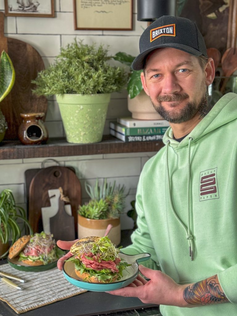Broodje rosbief met Vadouvan mayonaise