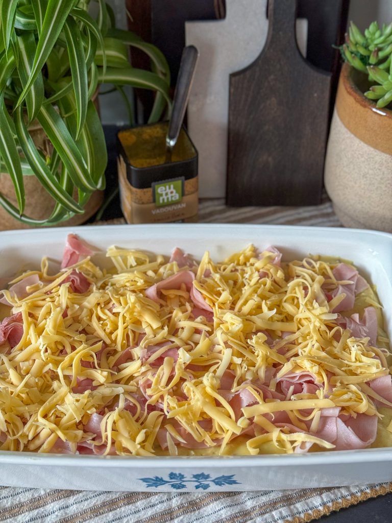 witte asperges met ham en kaas uit de oven