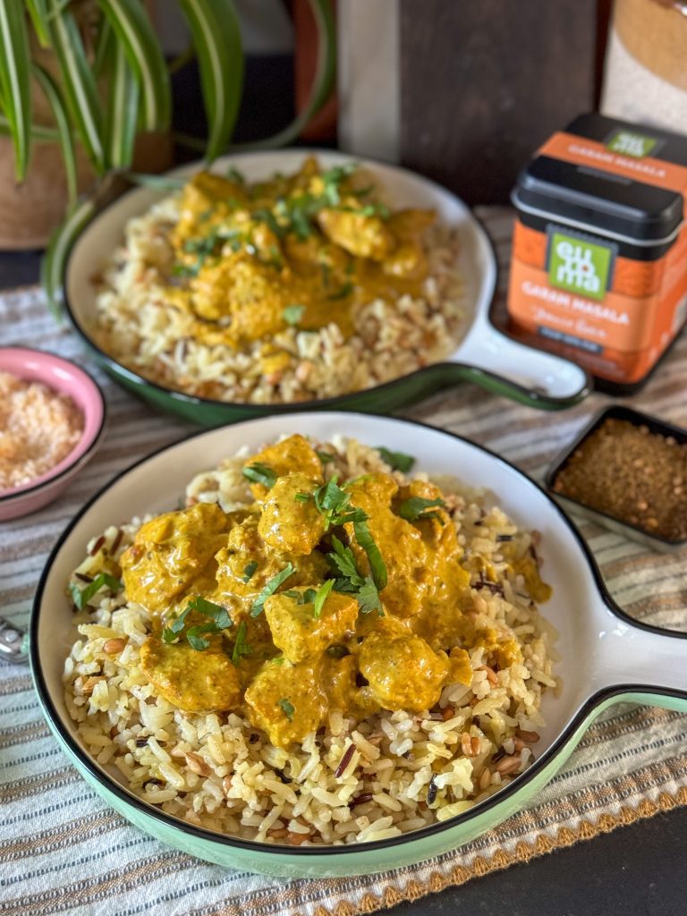 kip met garam masala