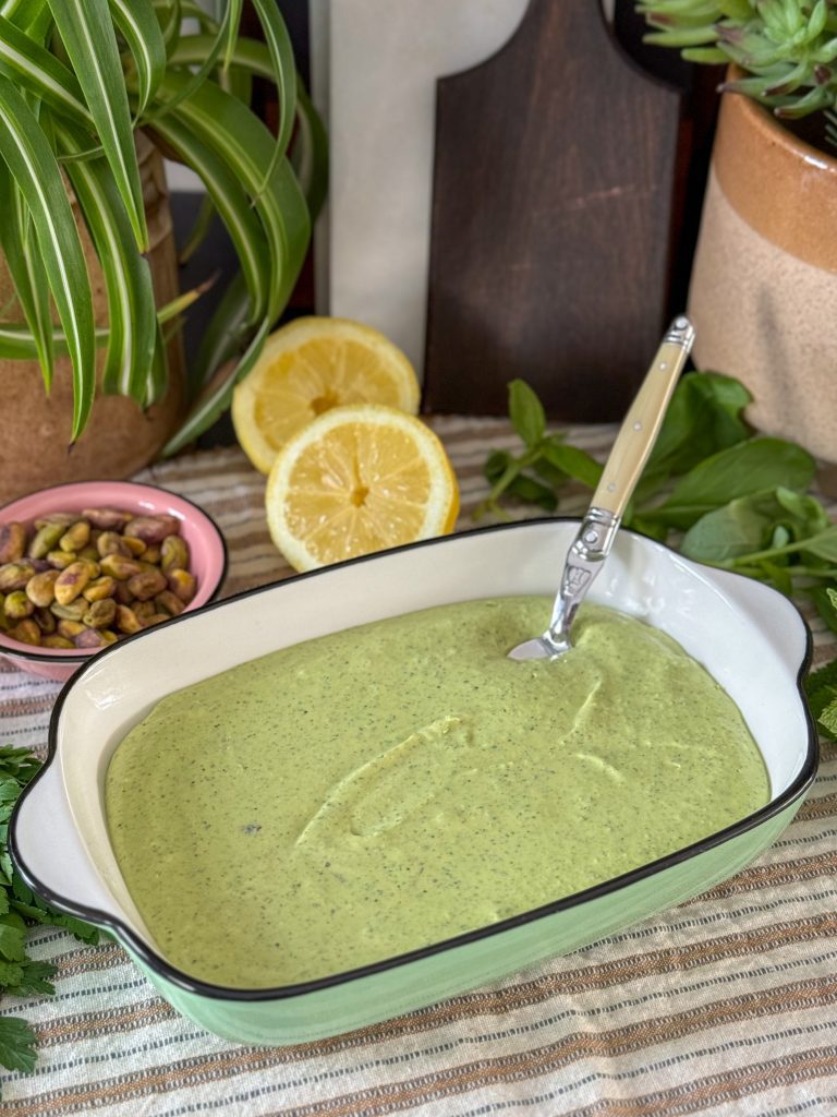 feta dip met pistache