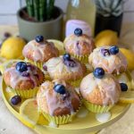 cupcakes met blauwe bessen en citroen