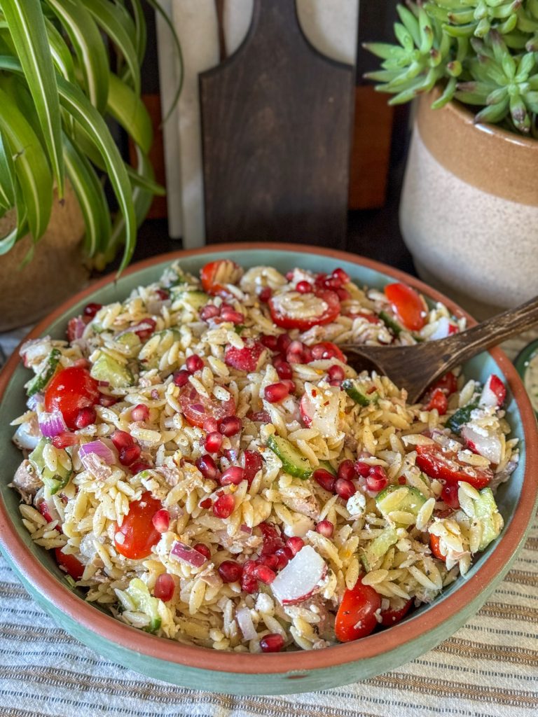 orzo salade met tonijn – makkelijk en gezond