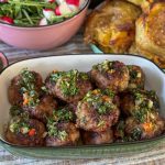 gehaktballetjes met chimichurri